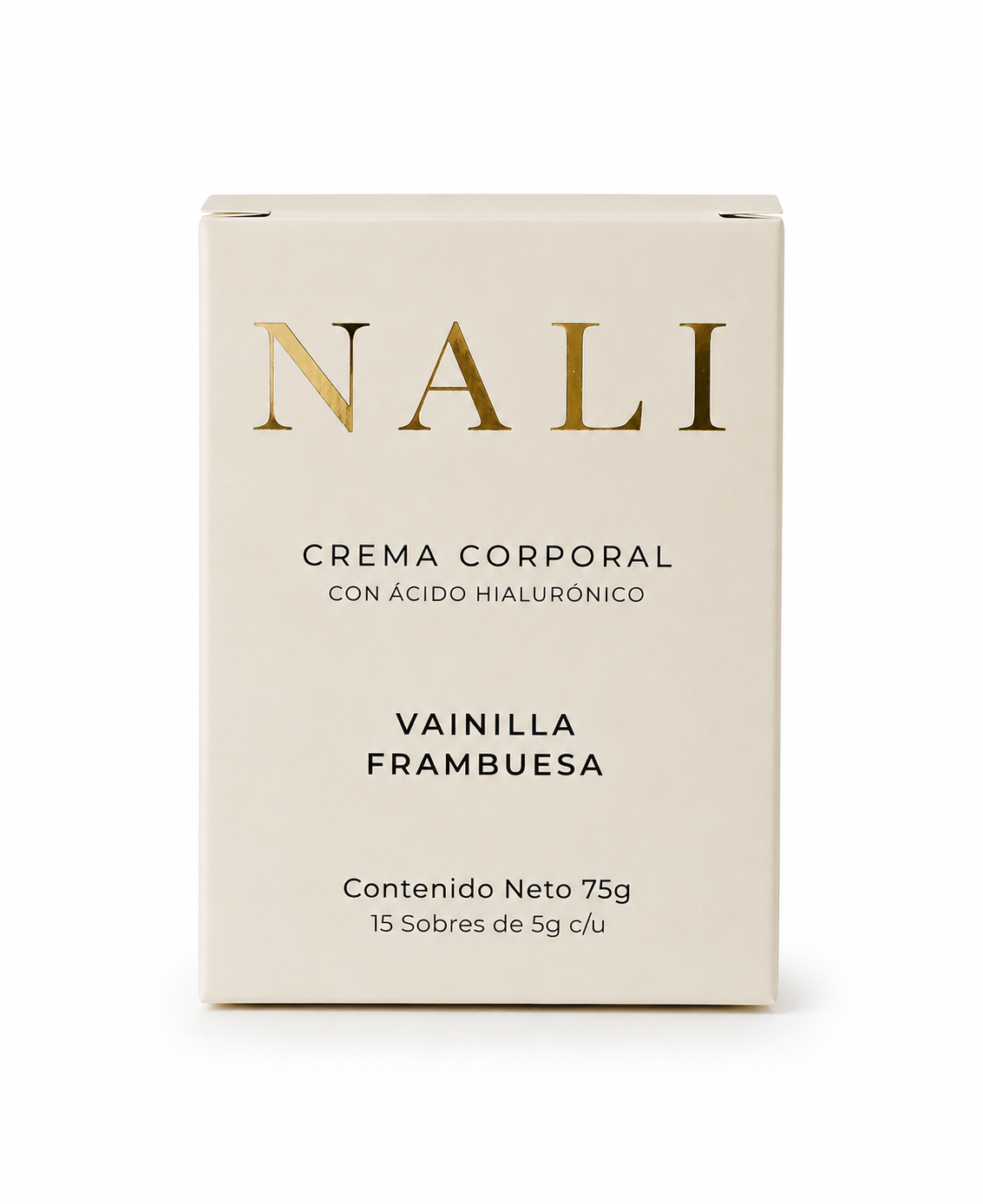 NALI CREMA CORPORAL VAINILLA FRAMBUESA 15 SOBRES